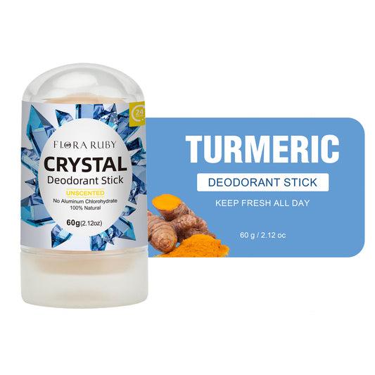 Unscented Crystal Deodorant, 100% Natural Mineral Salt Deodorant Stick for Daily Use
